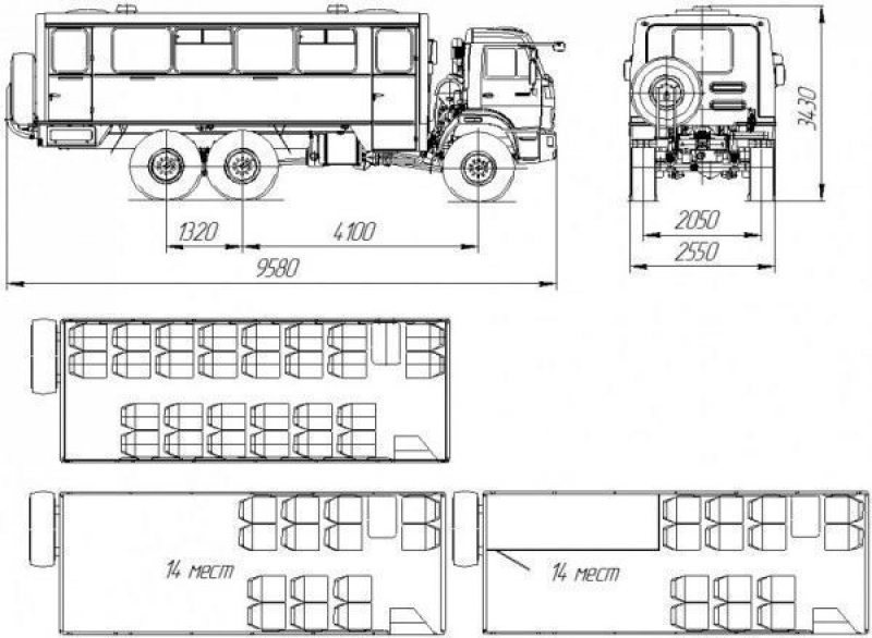 42261-111-50 Автобус вахтовый